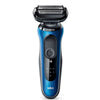 წვერსაპარსი Braun 60-B1500s Series 6, Electric Shaver, Blue/Black