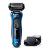 წვერსაპარსი Braun 60-B1500s Series 6, Electric Shaver, Blue/Black