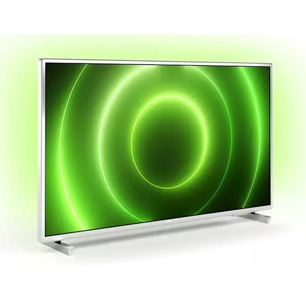 ტელევიზორი Philips 32PFS6906/12, 32", FHD, Smart TV, Android, HDMI, USB, CI, RJ-45, Wifi, BT, Silver